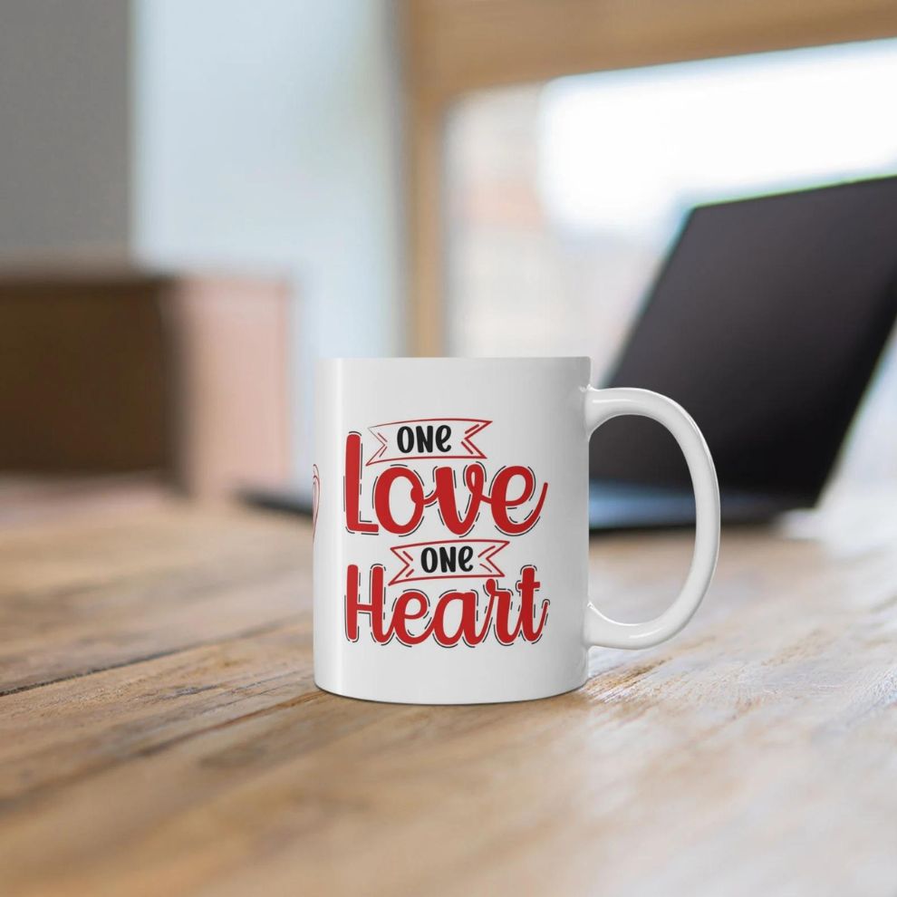 One love one heart mug
