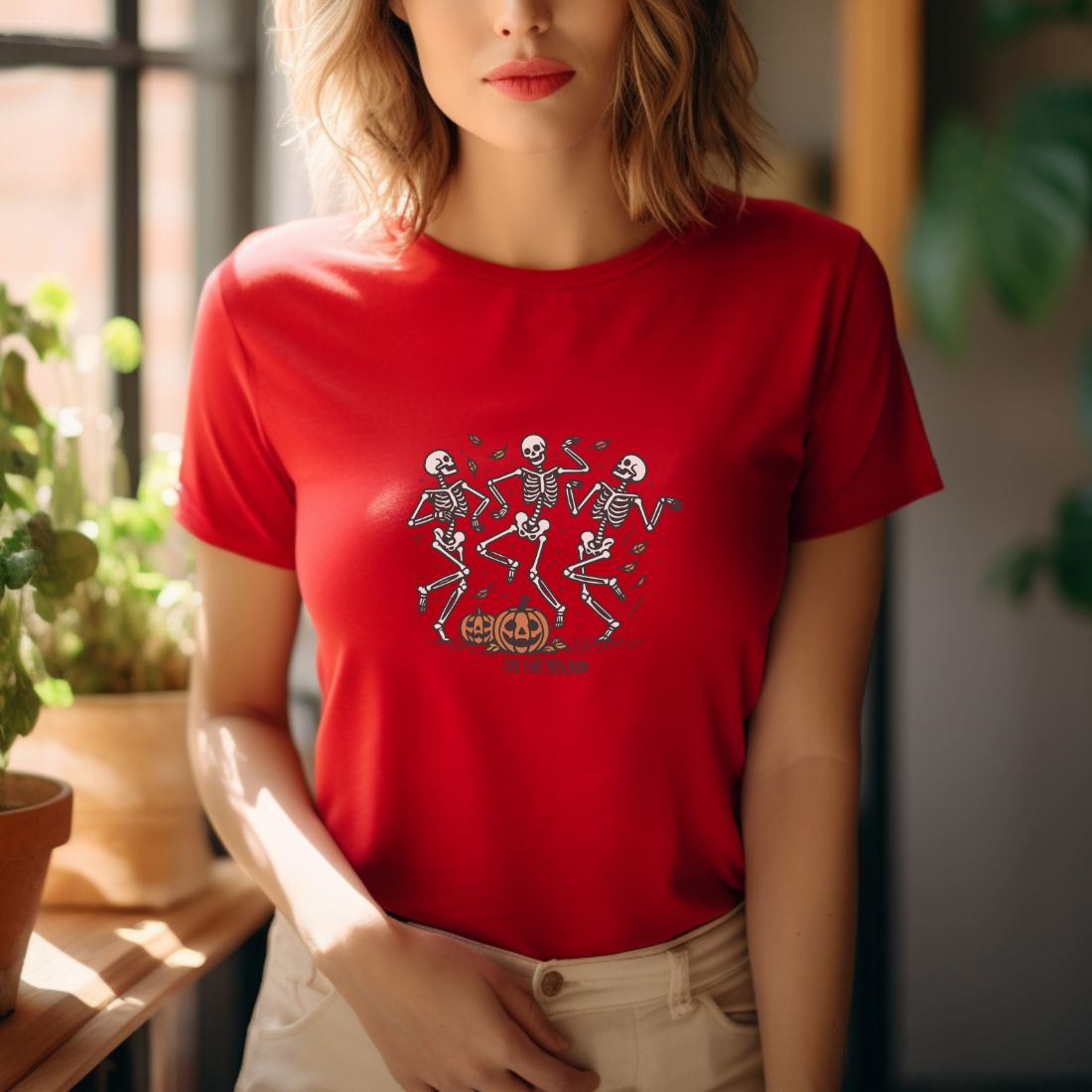 Cute Dancing Skeleton - T-Shirt