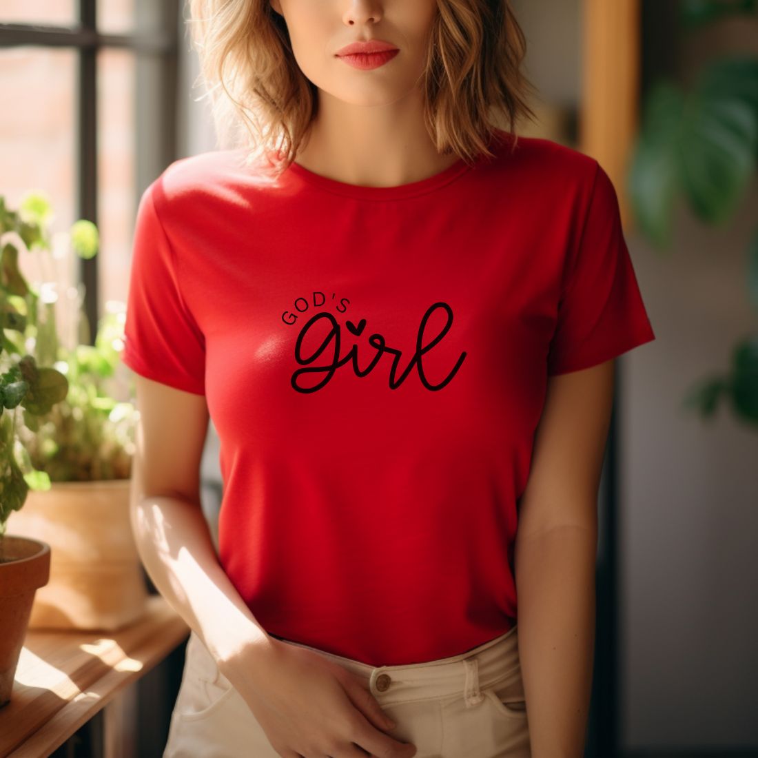 God's Girl Printed T-Shirt