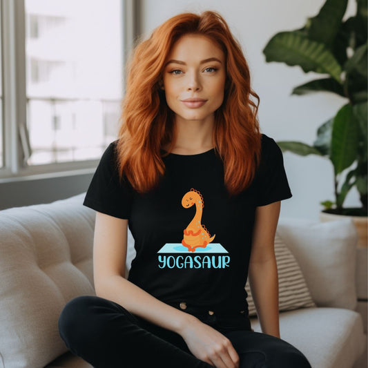Yogasaur Dinosaur T-shirt