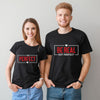 Be Real I am Perfect Couple Black T Shirt