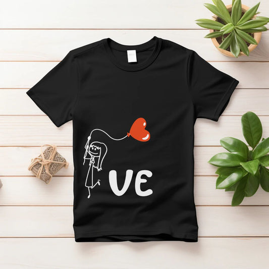 LOVE T-Shirt for Couple - Black