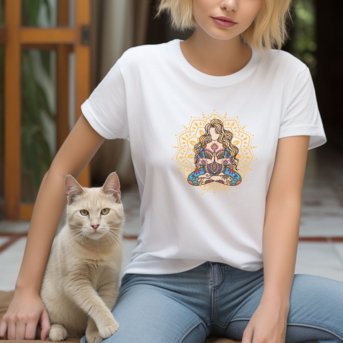 Yoga Design T-Shirt