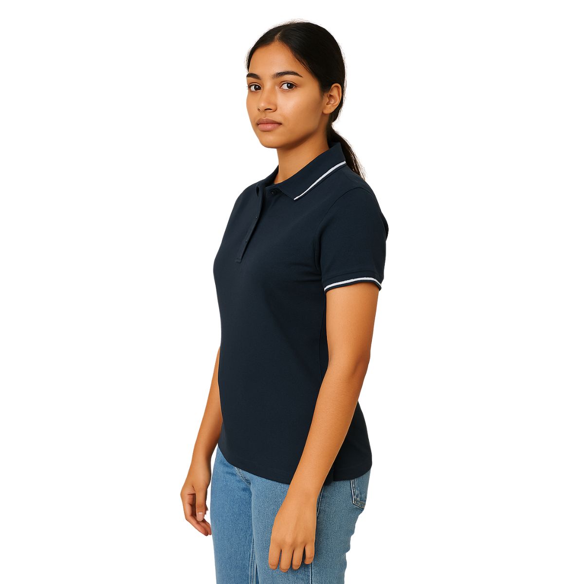 Alfa 200 GSM Polo (Collar) Blended T-Shirt
