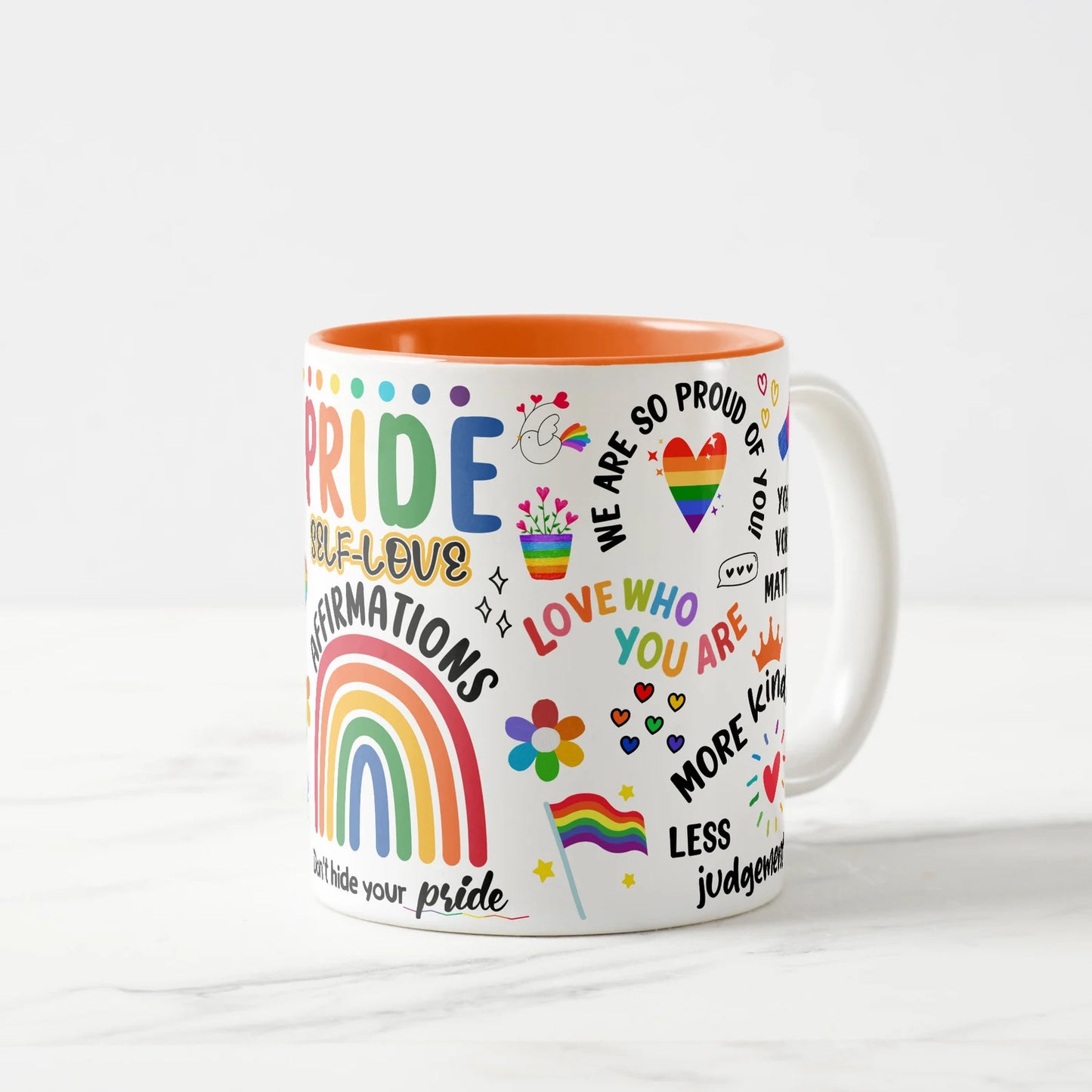 Pride & Self Love Affirmations Mug