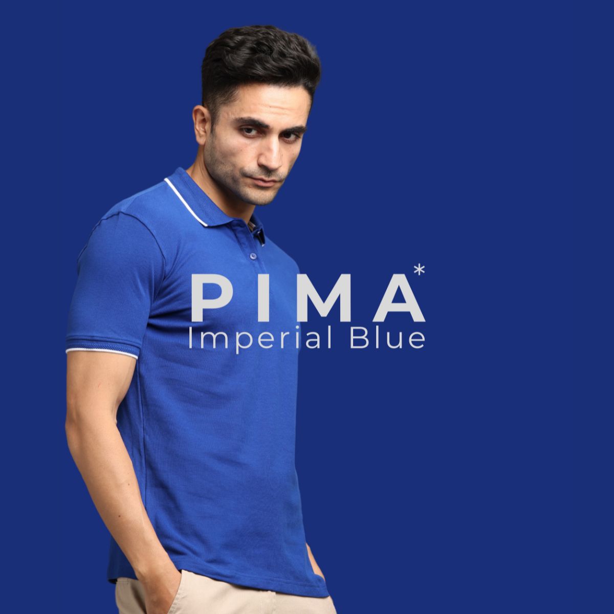 Pima Premium Cotton Polo T-Shirt – Custom Logo Option - Image 2