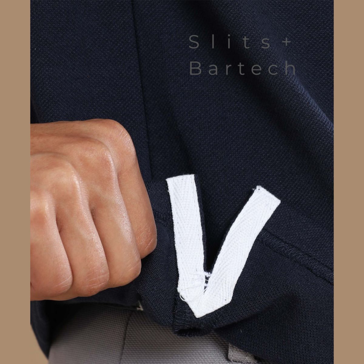 Sustainable Jacquard Polo T-Shirt | Premium Eco Cotton - Image 5