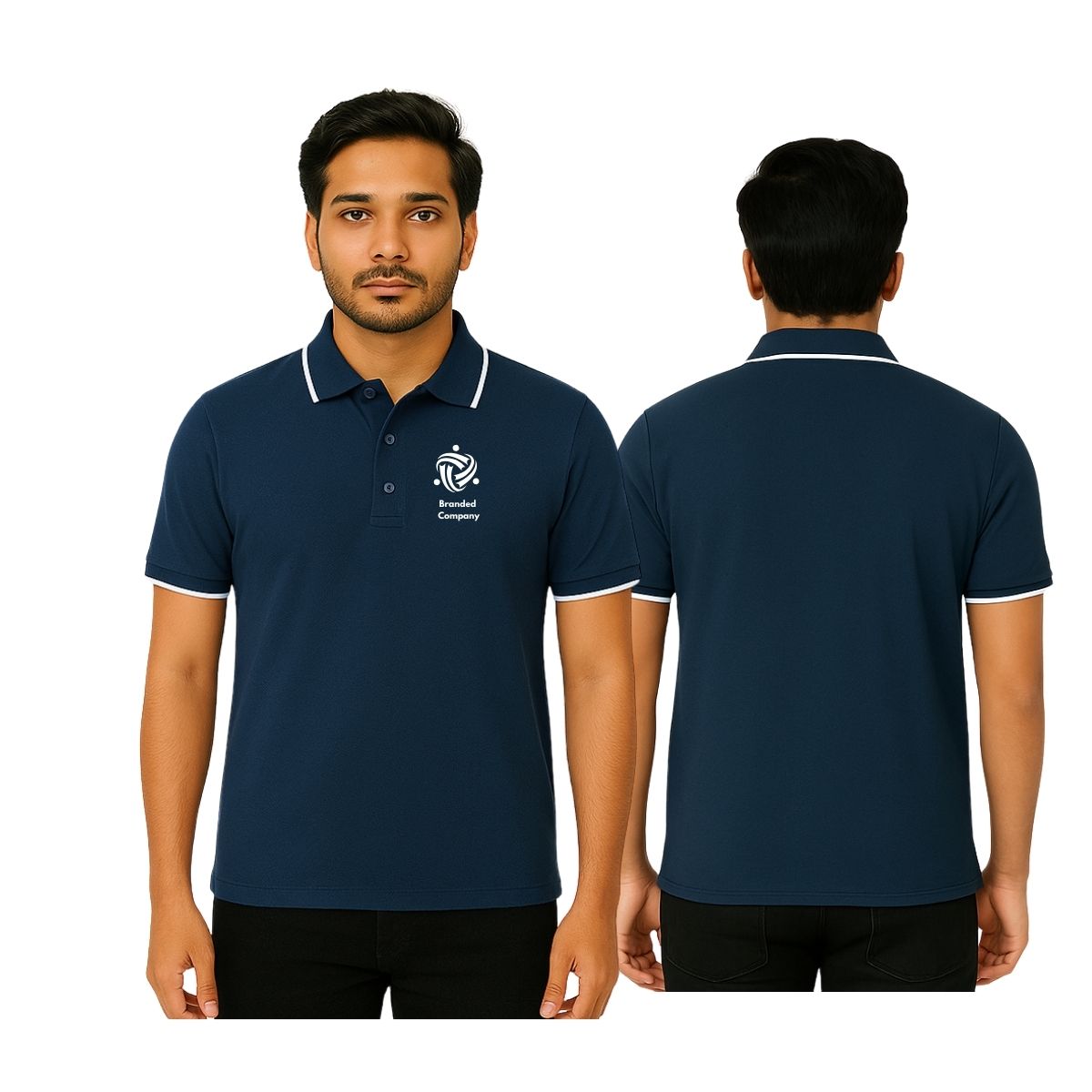 Alfa Premium Polo T-Shirt 200 GSM – Custom Logo Print - Image 3