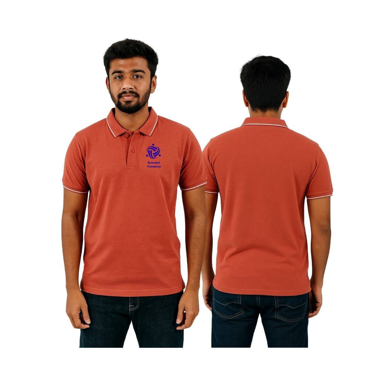 Alfa Premium Polo T-Shirt 200 GSM – Custom Logo Print - Image 4